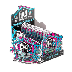 Gummies Sour Blue Raspberry D9/HHC 20ct-2