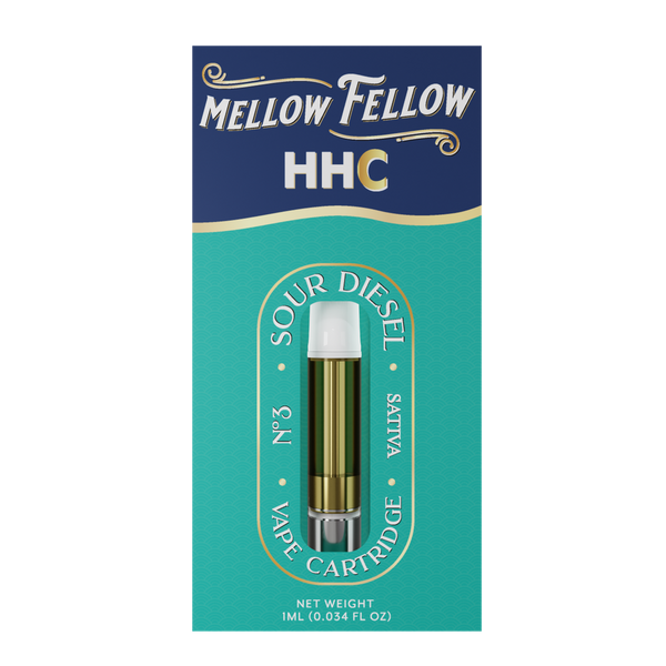 Mellow Fellow Classic Cartridge 1ml HHC Sour Diesel (sativa)