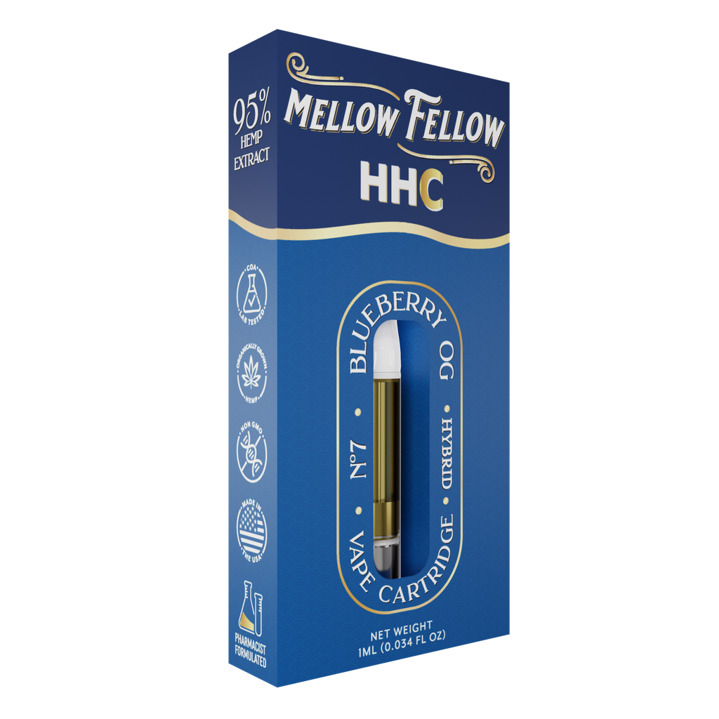 MELLOW FELLOW CLASSIC CARTRIDGES 1ml HHC BLUEBERRY