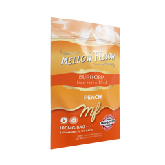 Mellow Fellow Live Resin M-Fusions 2pc Edibles 100mg Euphoria Blend Peach-2