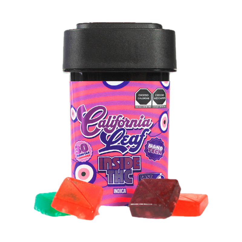 Gomitas Inside Delta 9  NANO TECH THC 25 mg/pza | 15 o 30 piezas-1