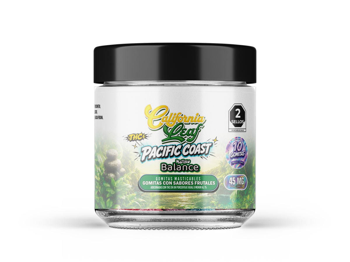 THC California Leaf Pacific Coast Destino Balance 45mg 10pz
