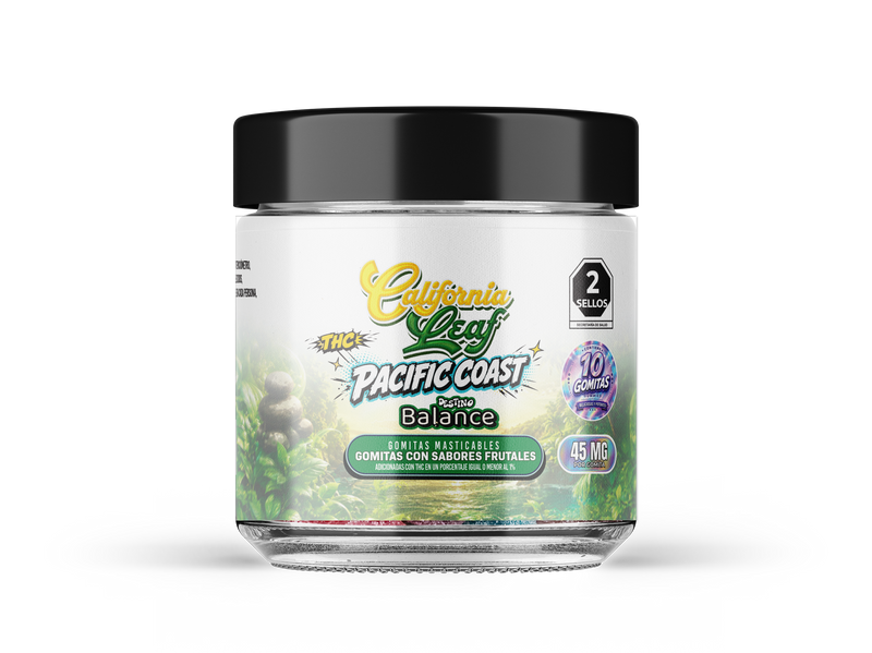 THC California Leaf Pacific Coast Destino Balance 45mg 10pz-1