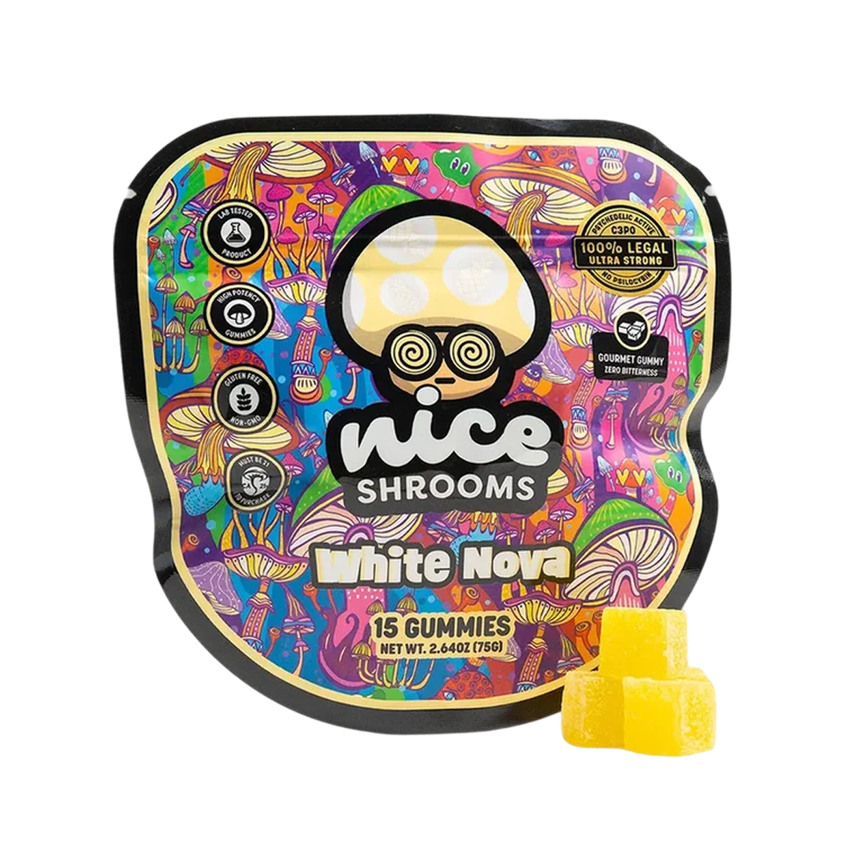 NICE SHROOMS BLANCAS NOVA BOLSA 15 PZ