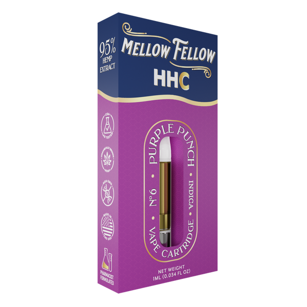 Mellow Fellow Classic Cartridge 1ml HHC Purple Punch (indica)