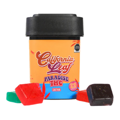 California Leaf THC Gomitas Paradise Thc Sativa 30/50 mg Delta 9 Thc mostrando detalles de diseño y puertos
