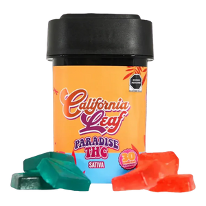 THC California Leaf Gomitas Paradise Thc Sativa  30/50 mg Delta 9 Thc