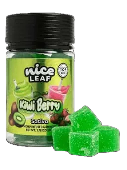 NICE LEAF KIWI BERRY SATIVA GUMMIES 20PZ