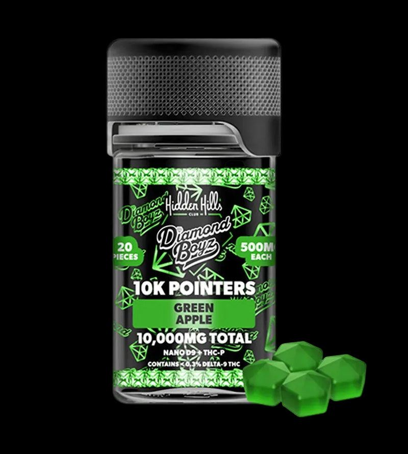 HIDDEN HILLS POINTERS GUMMIES 10K GREEN APPLE-2