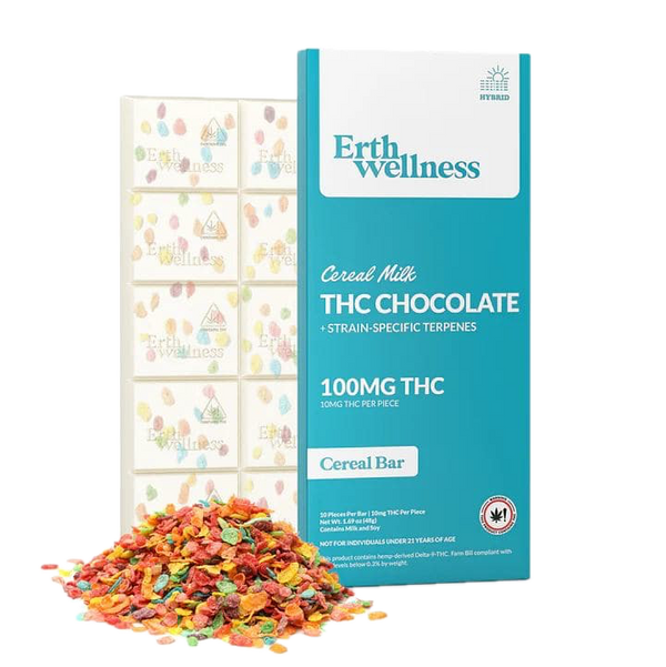 ERTH THC CHOCOLATE BAR THC CEREAL BAR HYBRID
