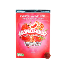 Munchies Gummy D9 - Euphoria - Strawberry Shortcake - Hybrid - Good Vibes-5 piezas-1
