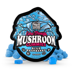 Tre House Gummies Magic Mushrooms Extra Strength Blue Raspberry-1
