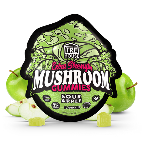 Tre House Gummies Magic Mushrooms Sour Apple