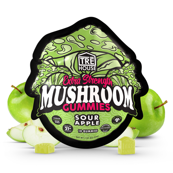 Tre House Gummies Magic Mushrooms Sour Apple