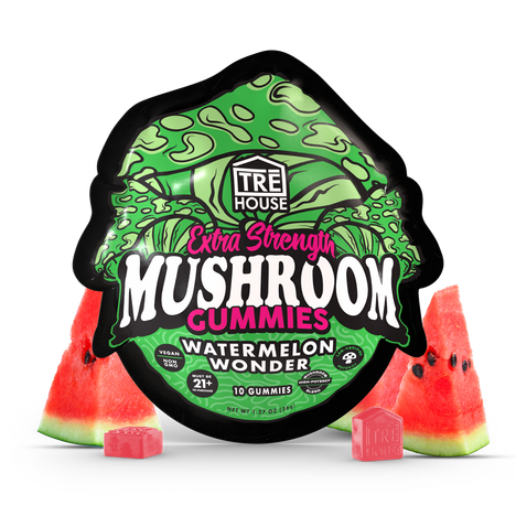 Tre House Gummies Magic Mushrooms Extra Strength Watermelon Wonder
