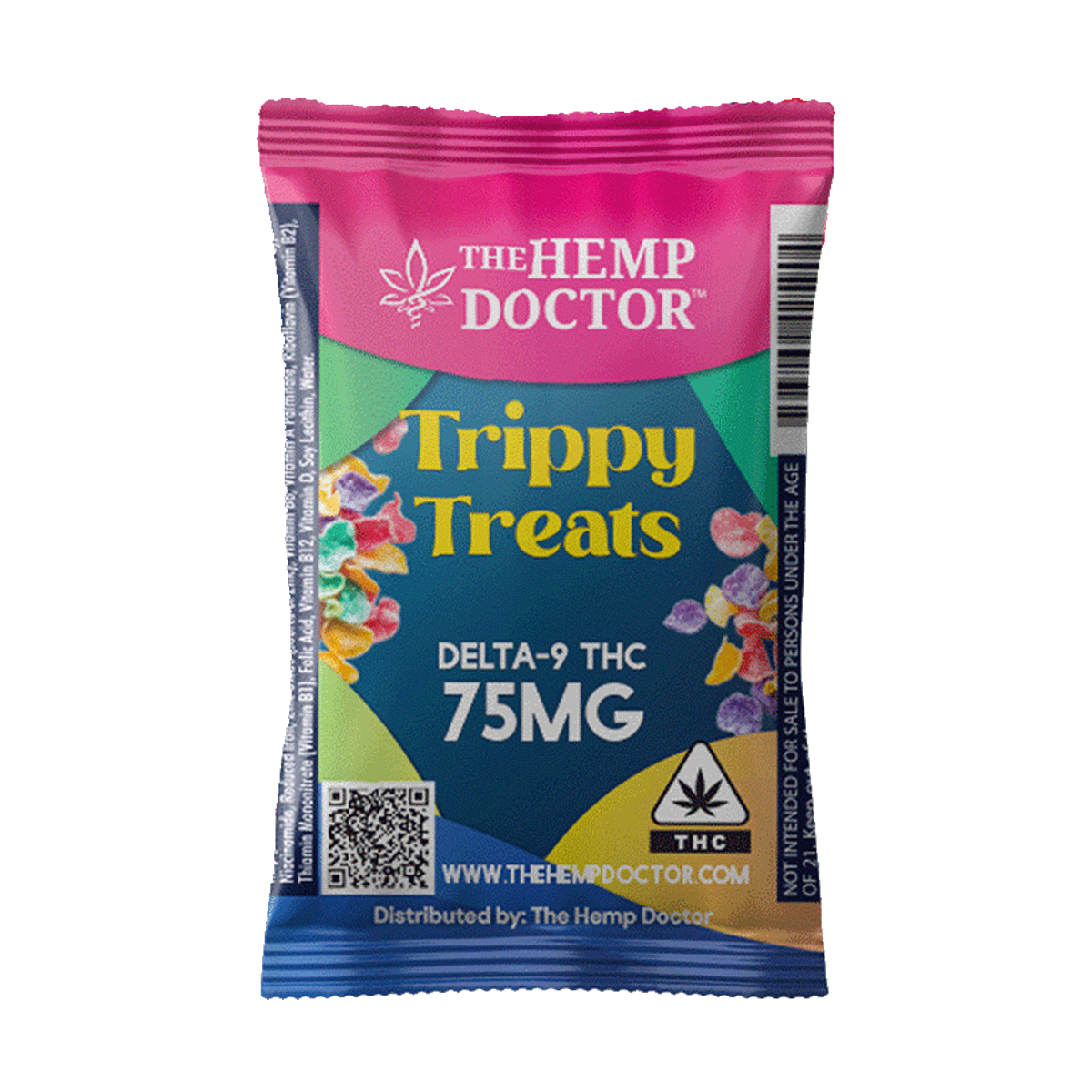The Hemp Doctor Trippy Treats 75mg