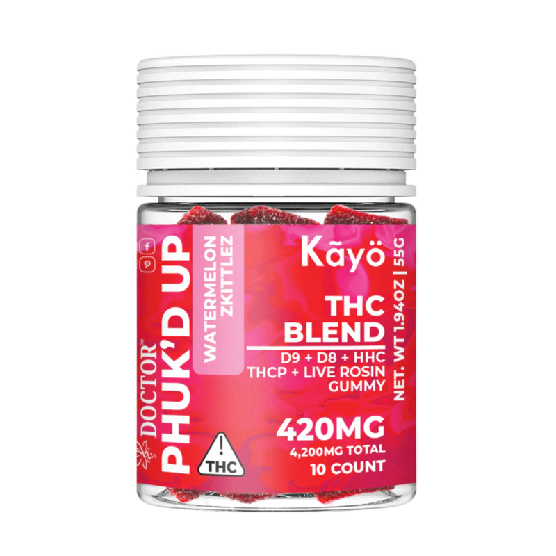 Phuk'd Up Gummies Watermelon 10ct 420mg-1