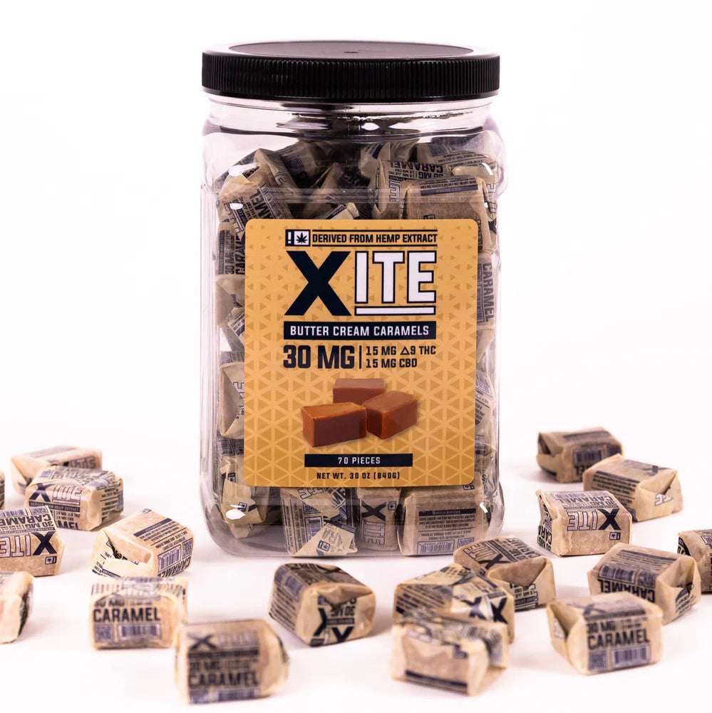 XITE D9 Butter Cream Caramels THC