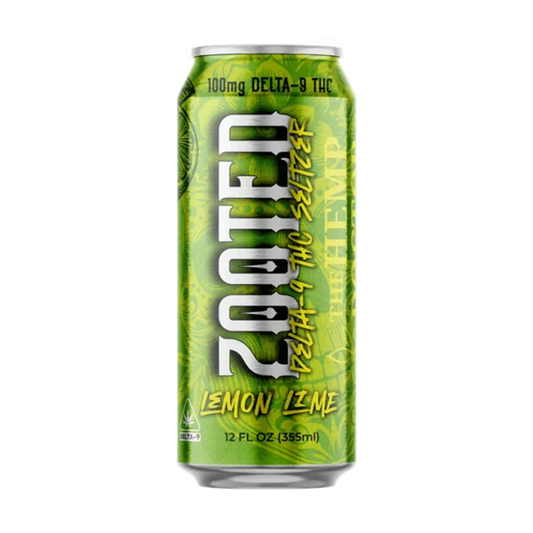 ZOOTED Seltzer 100mg Delta-9 THC Lemon Lime